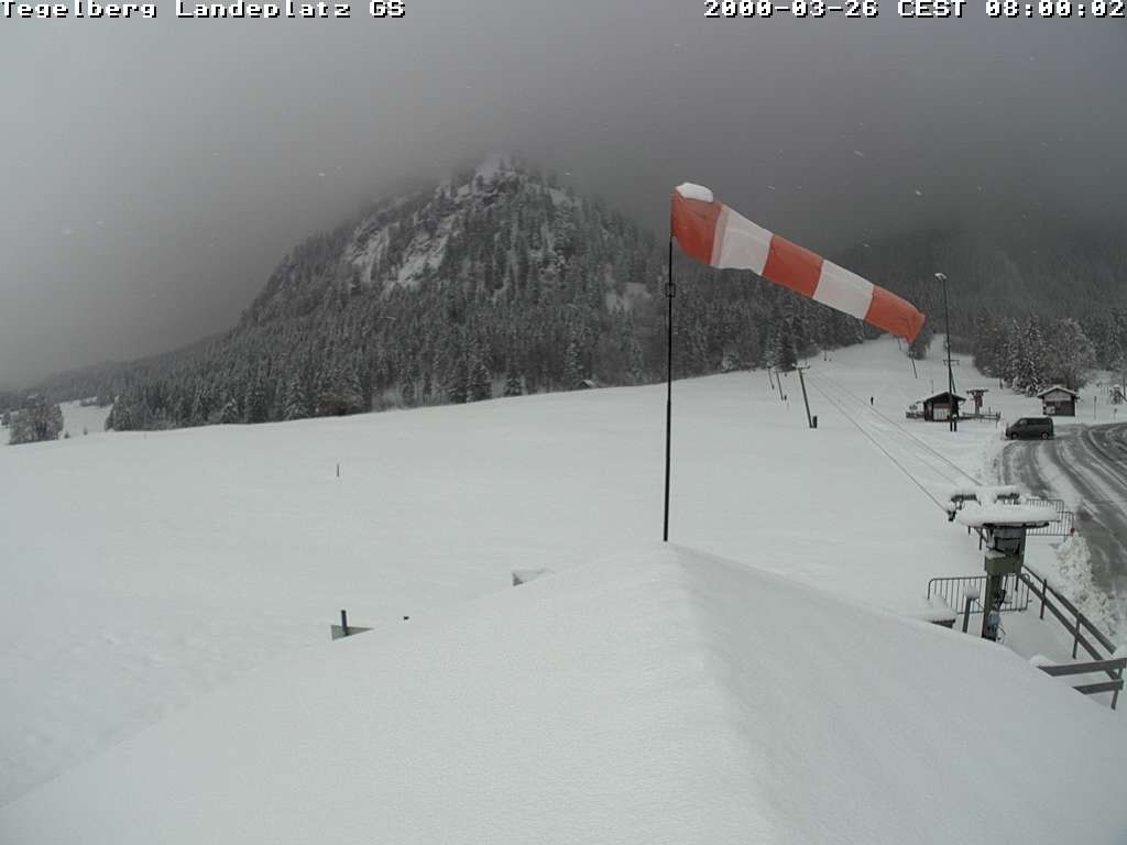 Archiv Foto Webcam Schwangau: Landeplatz am Tegelberg