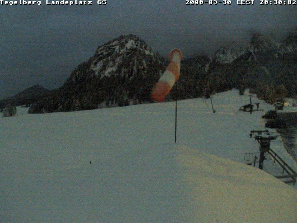 Archived image Webcam Tegelberg - Landing place