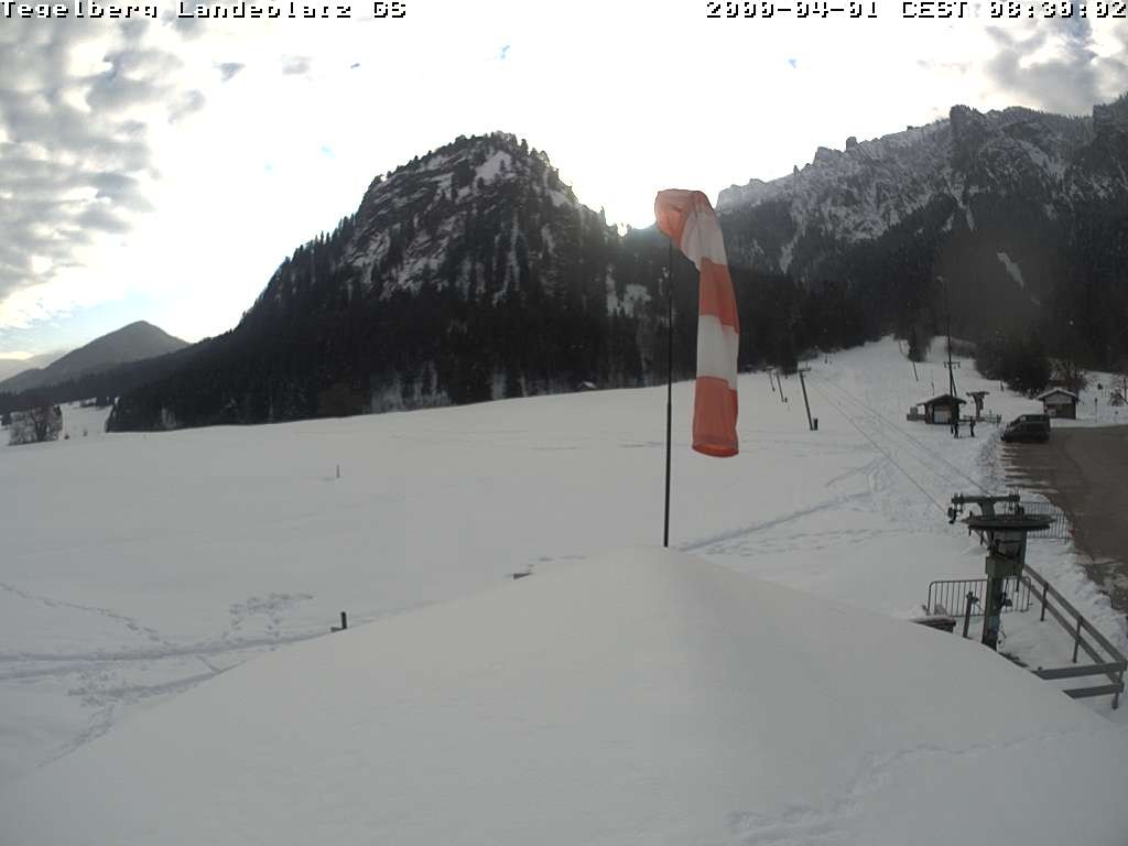 Archived image Webcam Tegelberg - Landing place