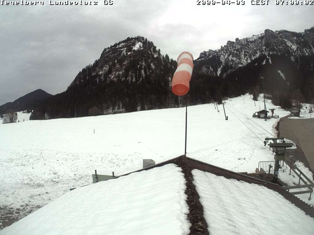 Archived image Webcam Tegelberg - Landing place