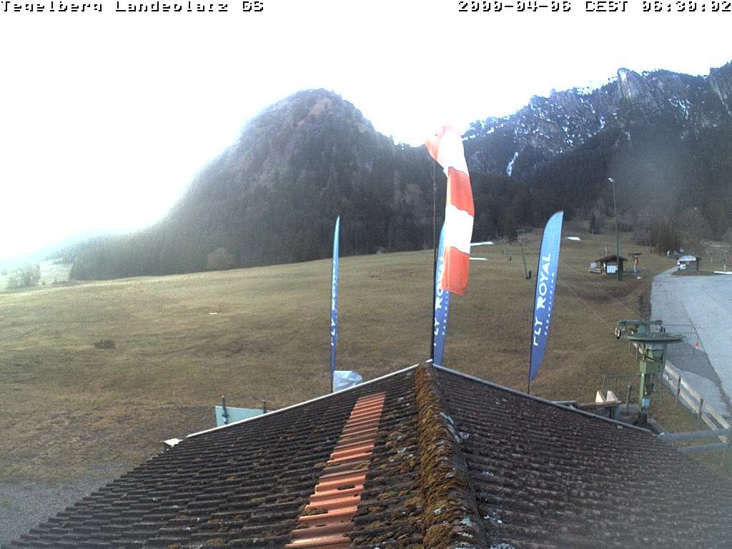 Archiv Foto Webcam Schwangau: Landeplatz am Tegelberg