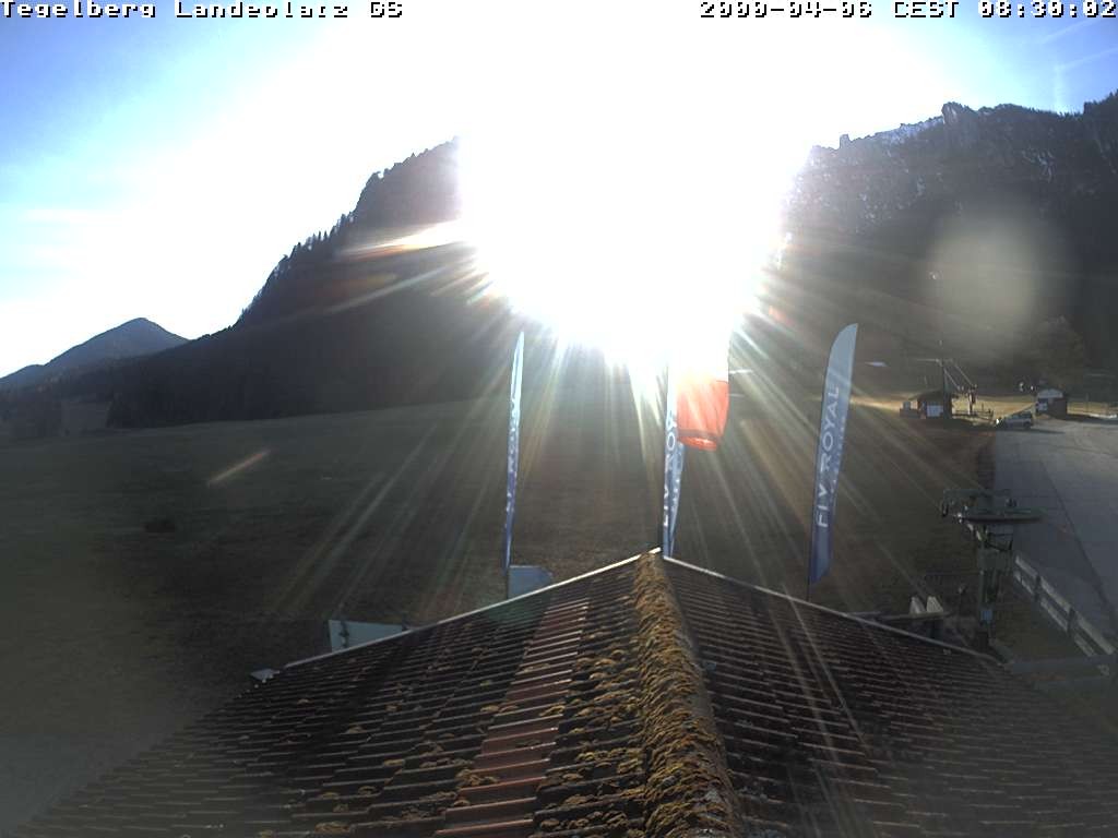 Archived image Webcam Tegelberg - Landing place