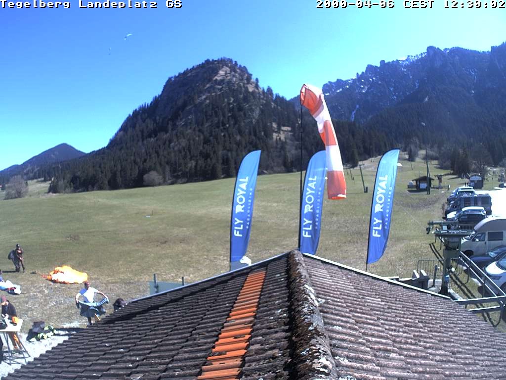 Archived image Webcam Tegelberg - Landing place