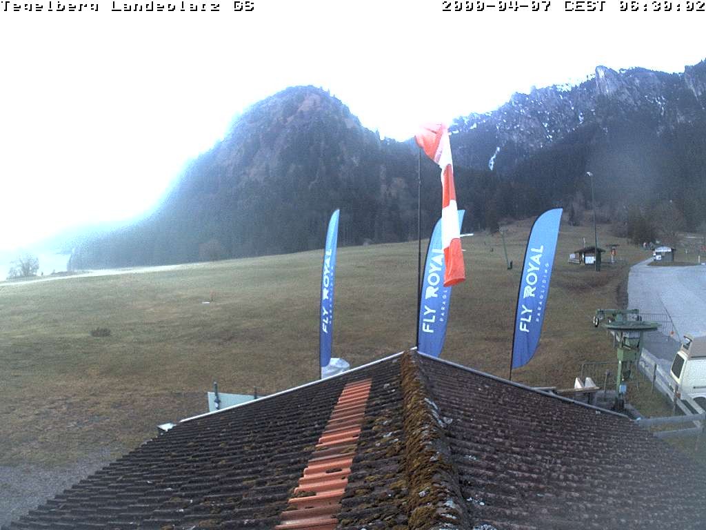 Archiv Foto Webcam Schwangau: Landeplatz am Tegelberg