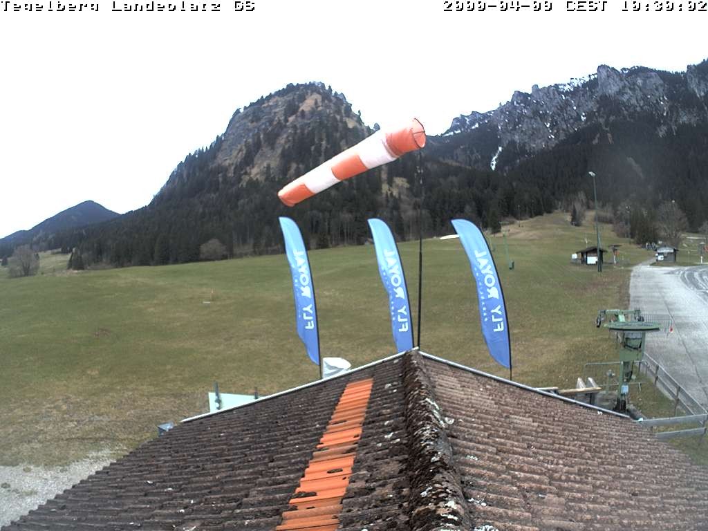 Archiv Foto Webcam Schwangau: Landeplatz am Tegelberg