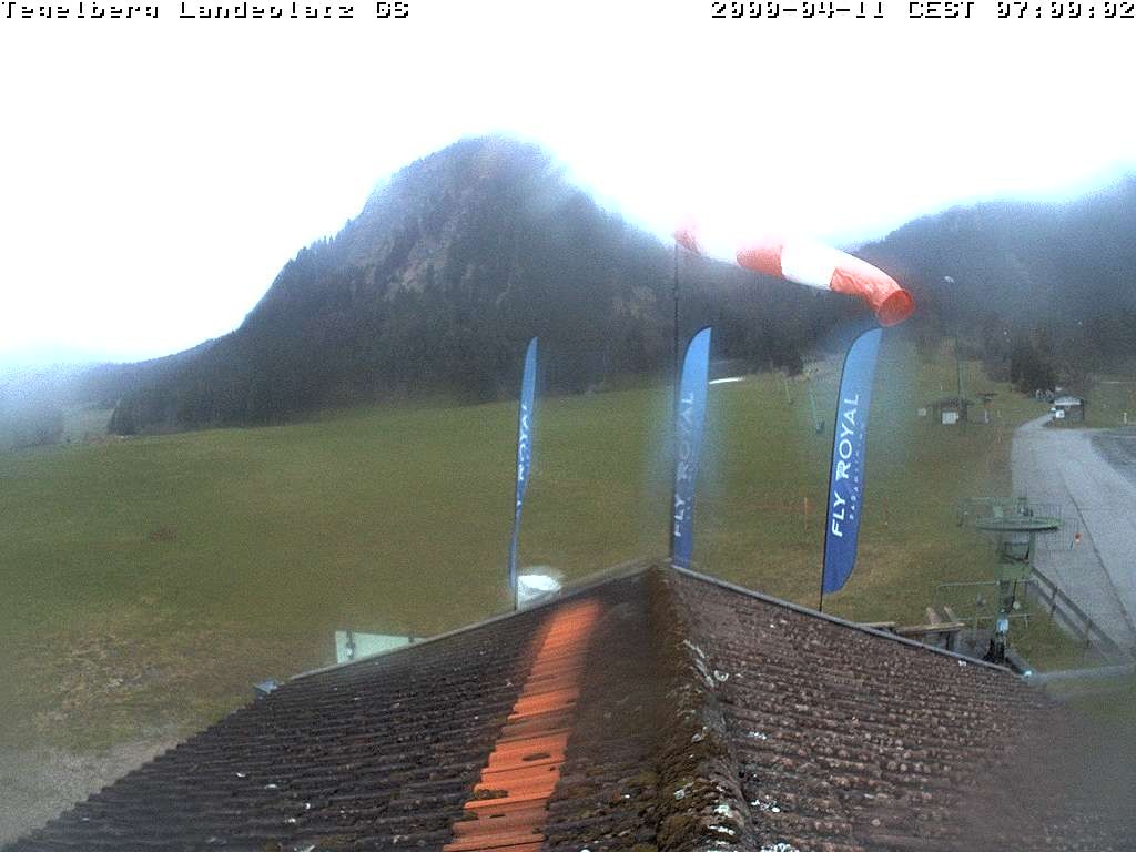Archiv Foto Webcam Schwangau: Landeplatz am Tegelberg