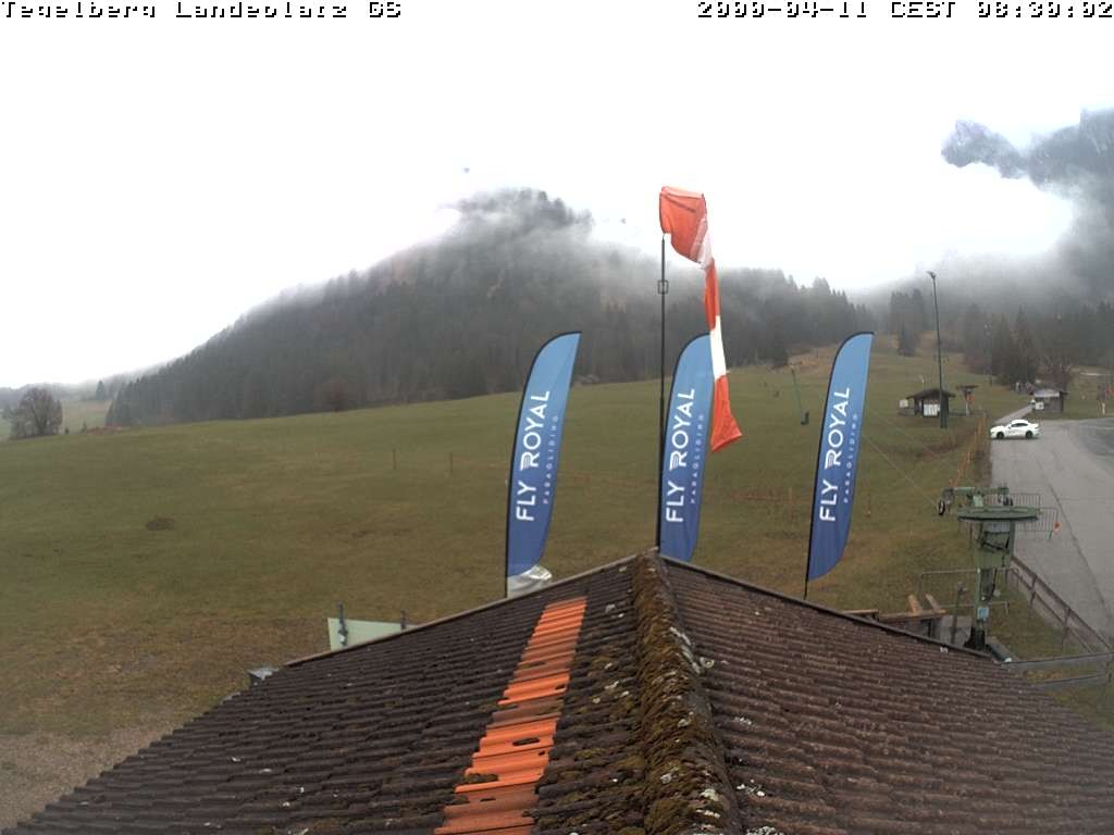 Archiv Foto Webcam Schwangau: Landeplatz am Tegelberg