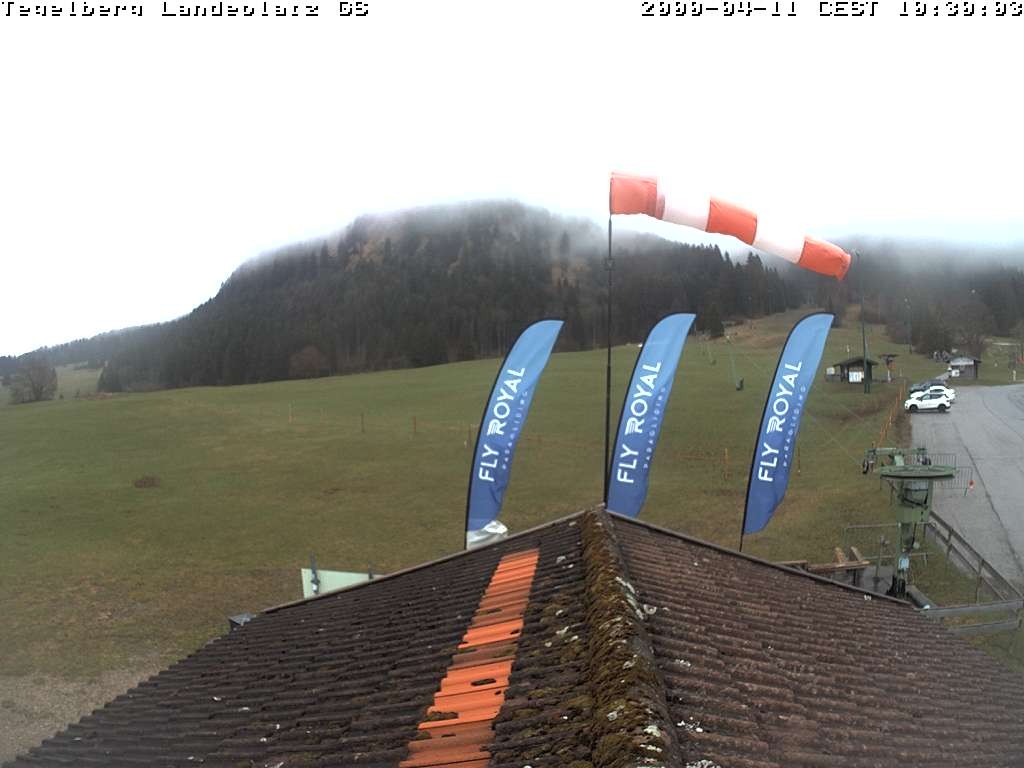 Archiv Foto Webcam Schwangau: Landeplatz am Tegelberg