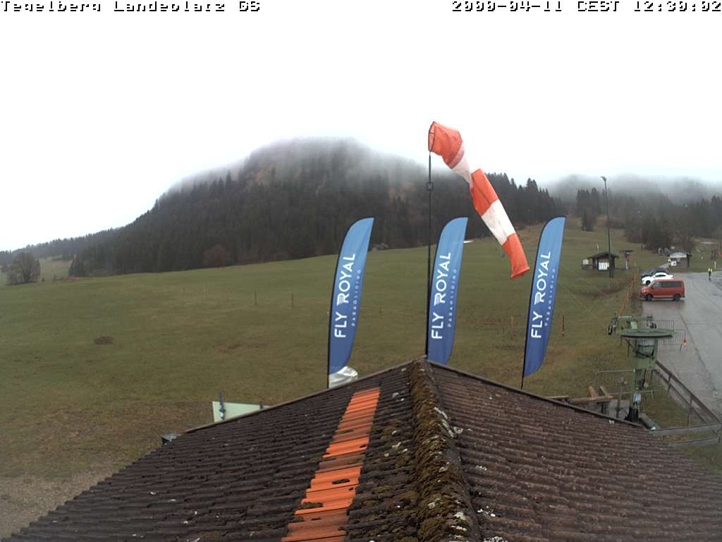 Archiv Foto Webcam Schwangau: Landeplatz am Tegelberg