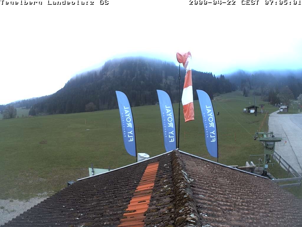 Archiv Foto Webcam Schwangau: Landeplatz am Tegelberg