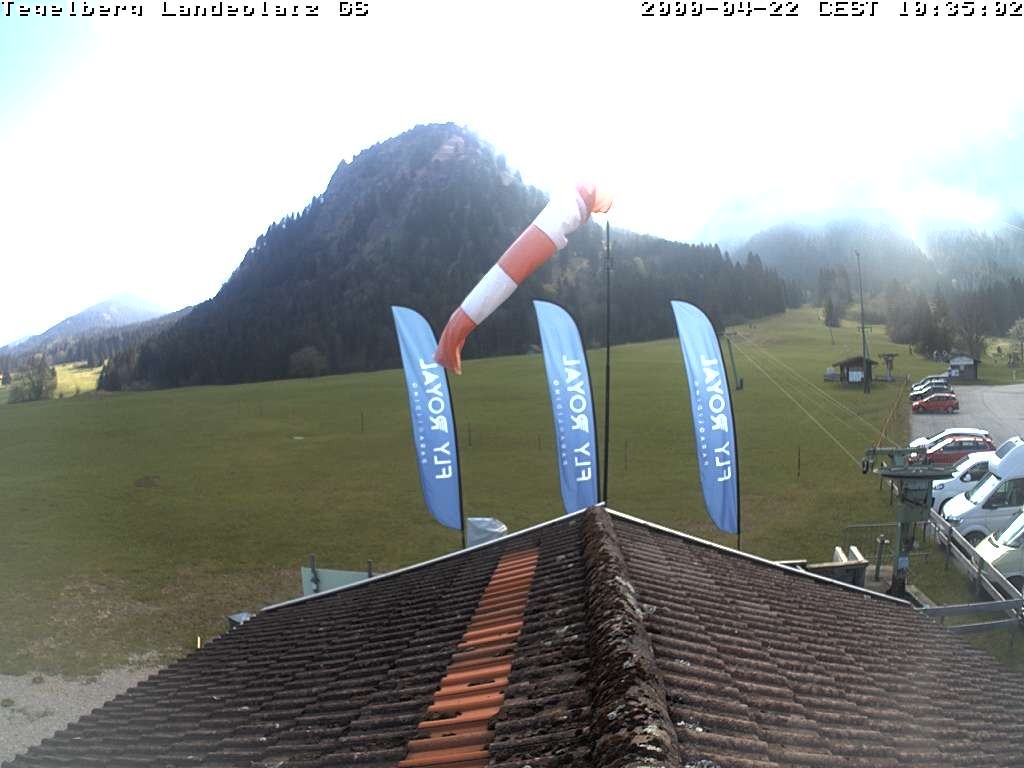 Archiv Foto Webcam Schwangau: Landeplatz am Tegelberg