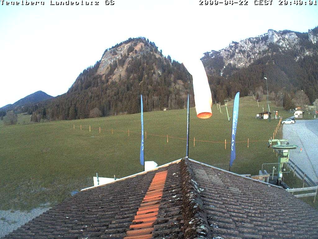 Archiv Foto Webcam Schwangau: Landeplatz am Tegelberg