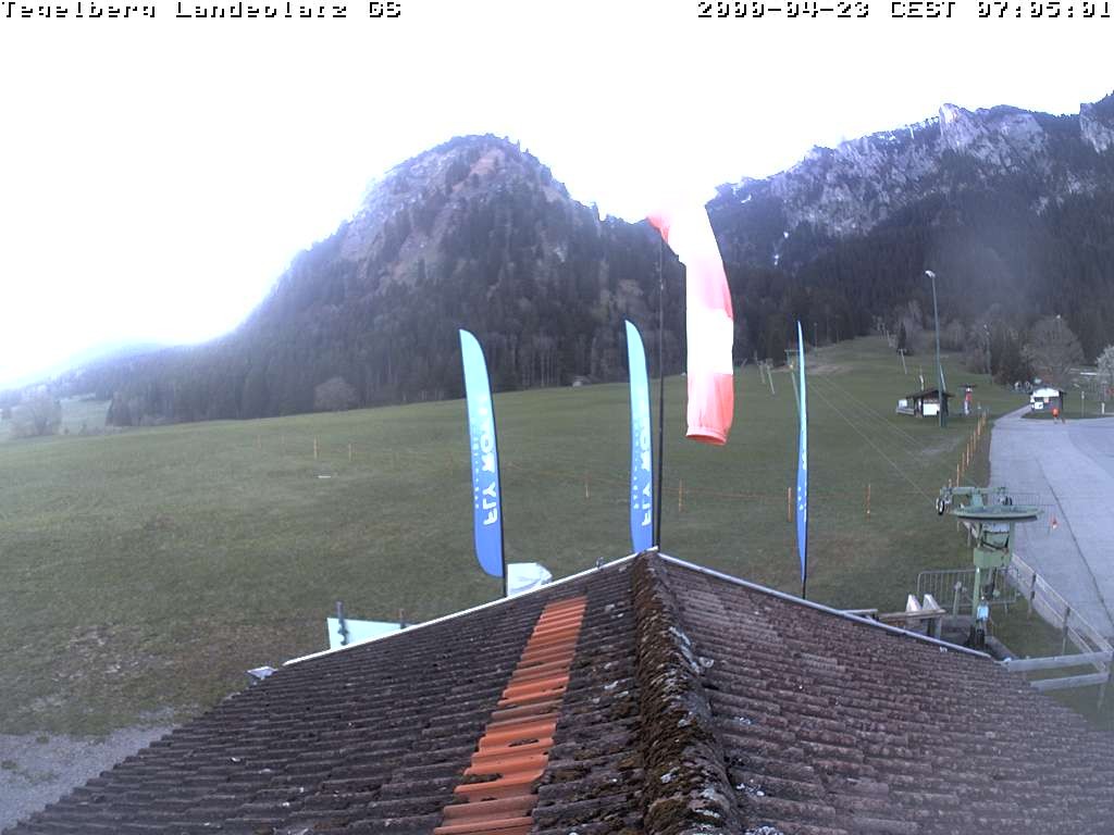 Archiv Foto Webcam Schwangau: Landeplatz am Tegelberg