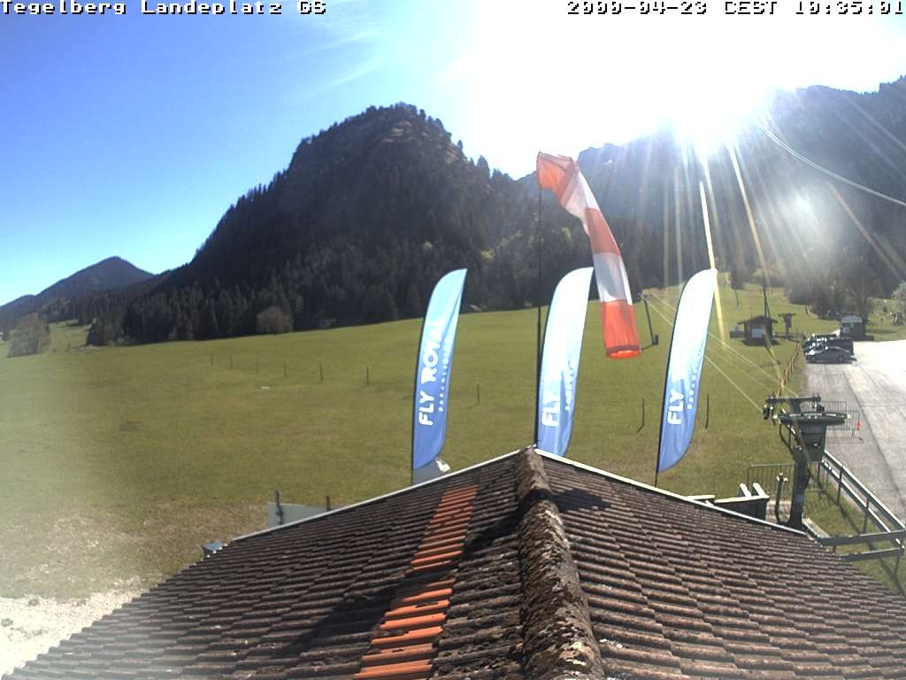 Archiv Foto Webcam Schwangau: Landeplatz am Tegelberg