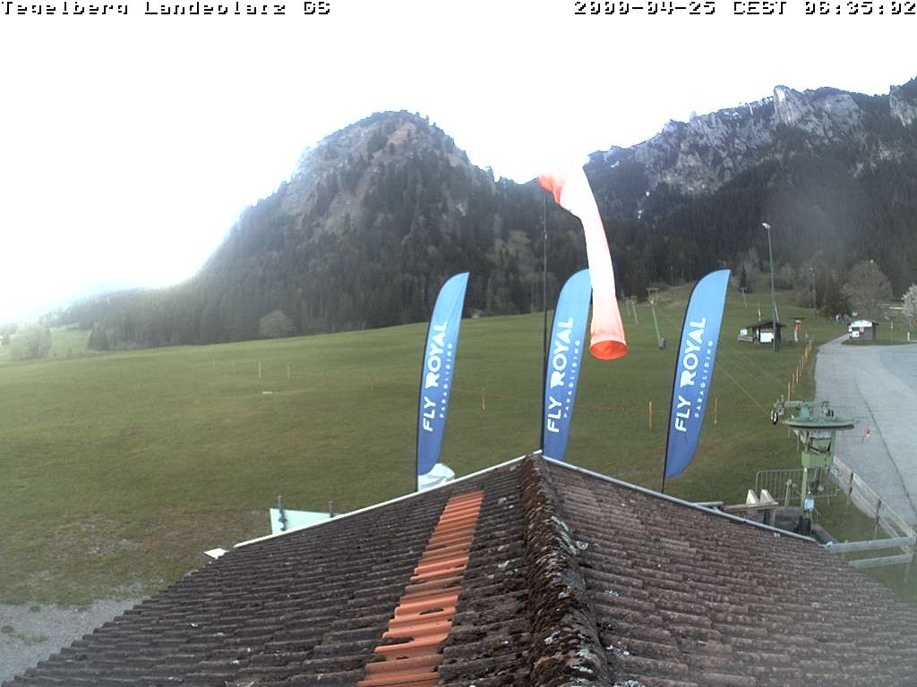 Archiv Foto Webcam Schwangau: Landeplatz am Tegelberg