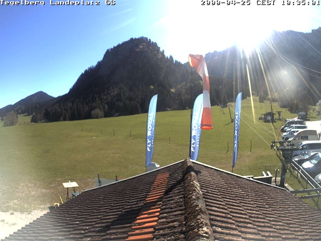 Archiv Foto Webcam Schwangau: Landeplatz am Tegelberg