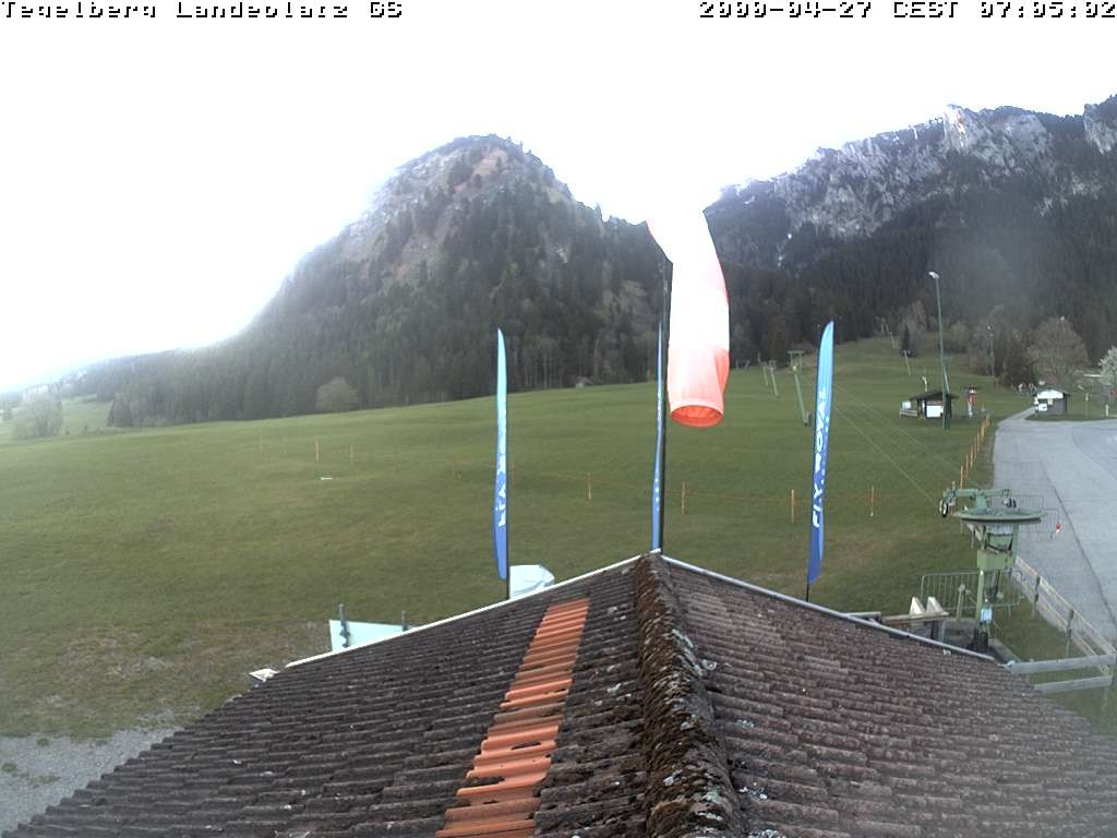Archived image Webcam Tegelberg - Landing place