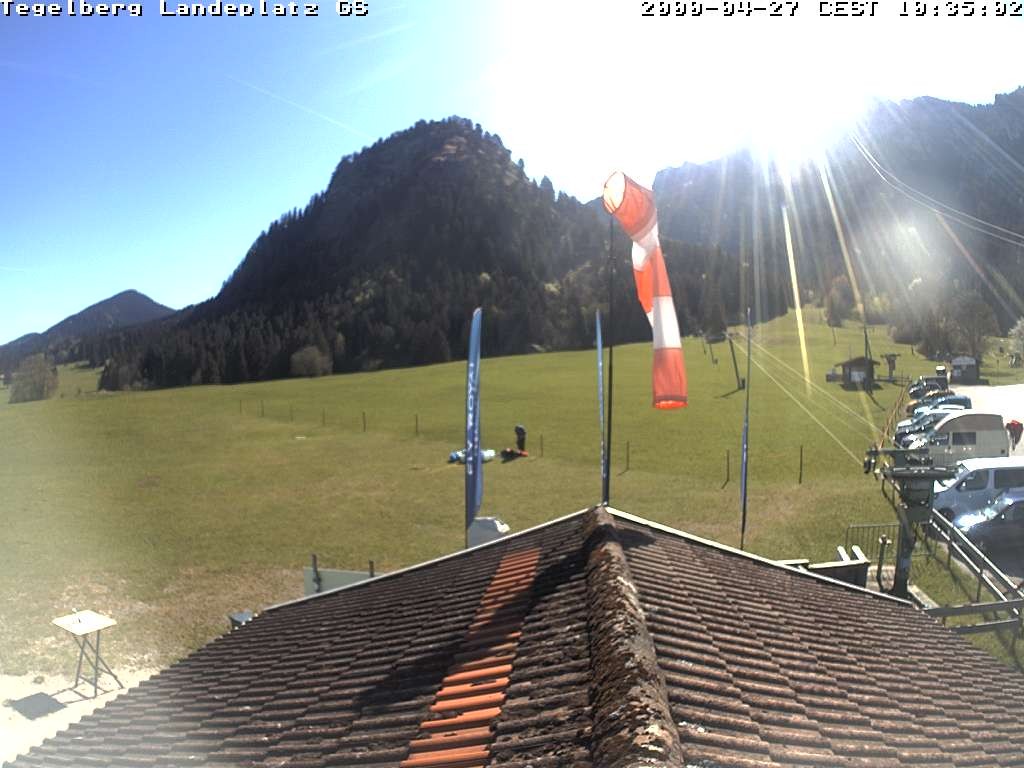 Archived image Webcam Tegelberg - Landing place