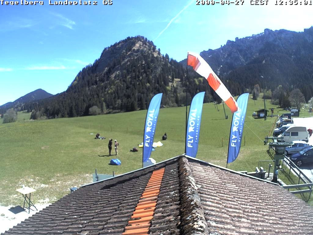 Archived image Webcam Tegelberg - Landing place