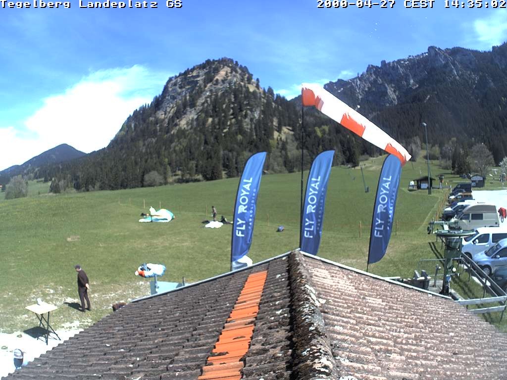 Archived image Webcam Tegelberg - Landing place