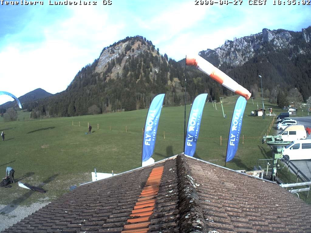 Archived image Webcam Tegelberg - Landing place