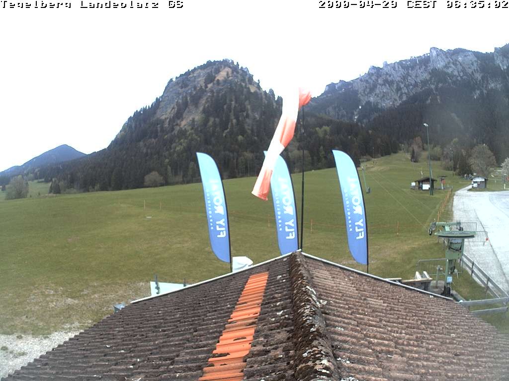 Archiv Foto Webcam Schwangau: Landeplatz am Tegelberg