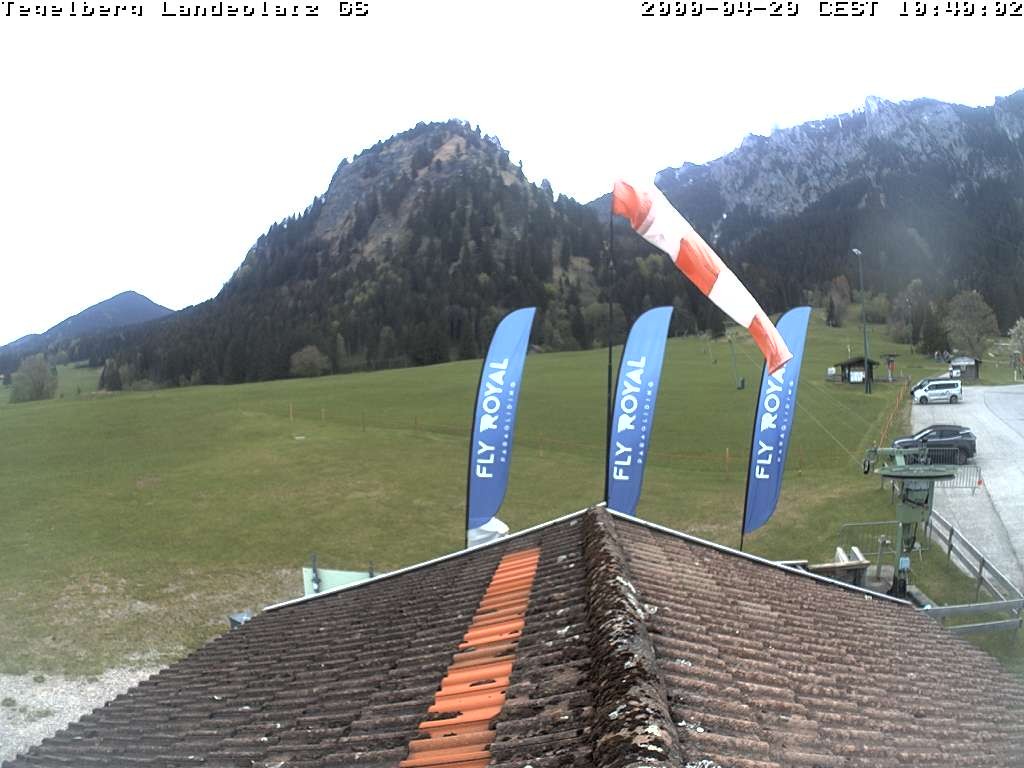 Archiv Foto Webcam Schwangau: Landeplatz am Tegelberg