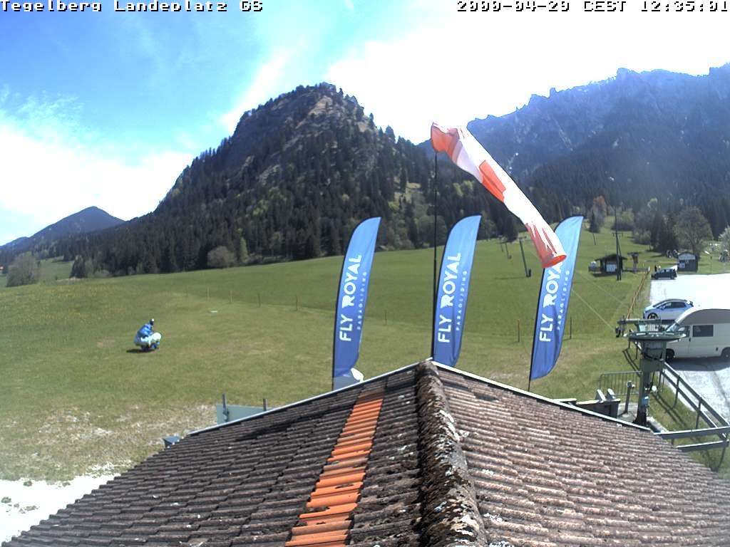 Archived image Webcam Tegelberg - Landing place