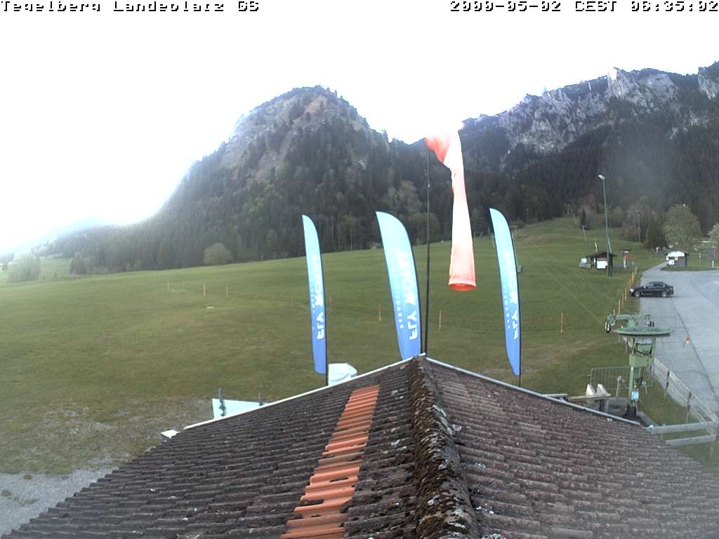 Archiv Foto Webcam Schwangau: Landeplatz am Tegelberg