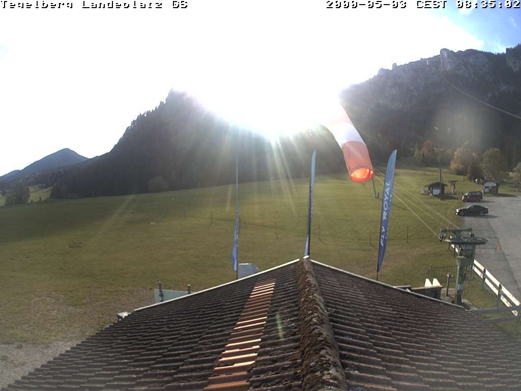 Archived image Webcam Tegelberg - Landing place