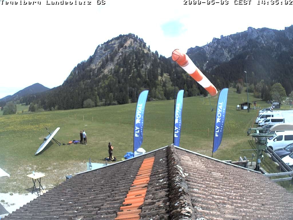 Archived image Webcam Tegelberg - Landing place