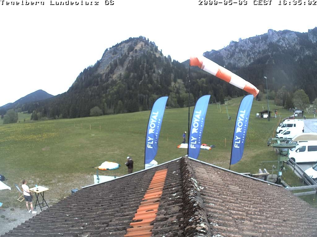 Archived image Webcam Tegelberg - Landing place