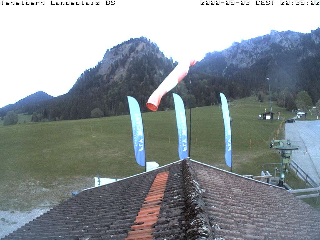 Archiv Foto Webcam Schwangau: Landeplatz am Tegelberg