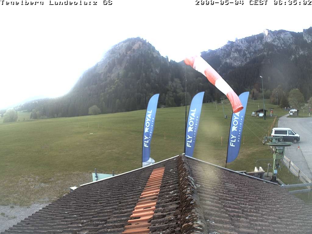 Archiv Foto Webcam Schwangau: Landeplatz am Tegelberg