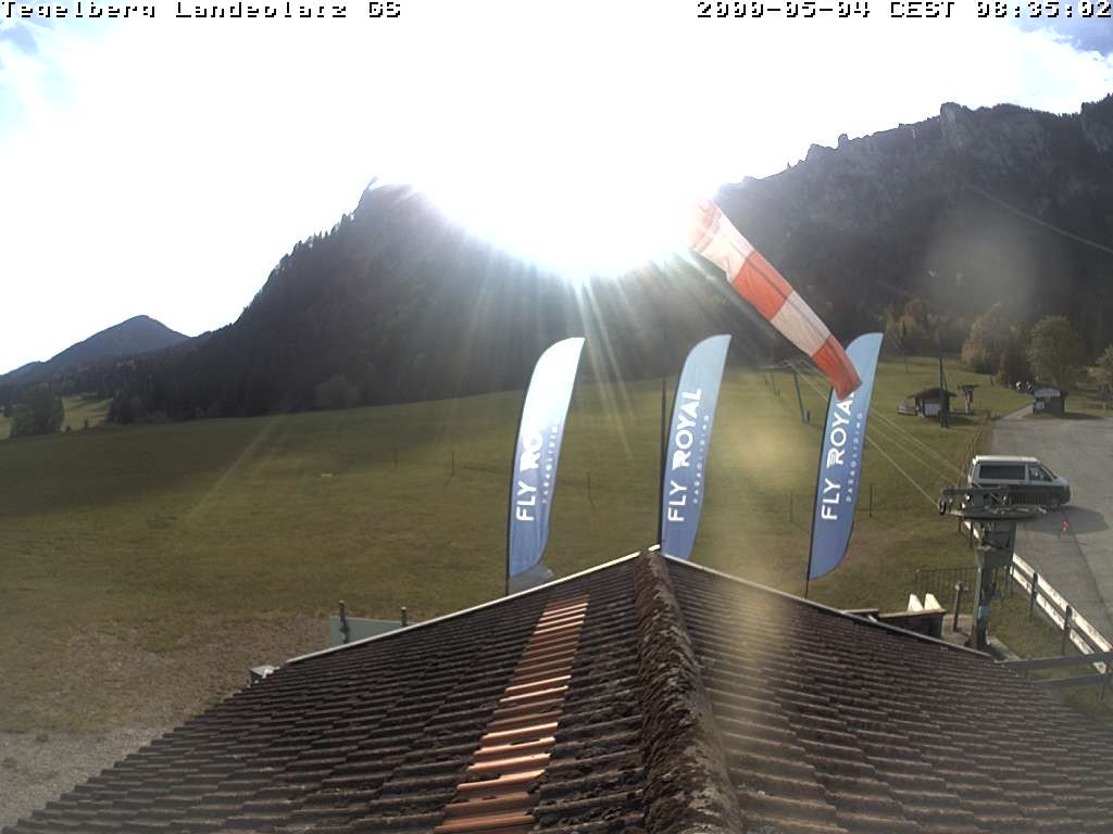 Archiv Foto Webcam Schwangau: Landeplatz am Tegelberg