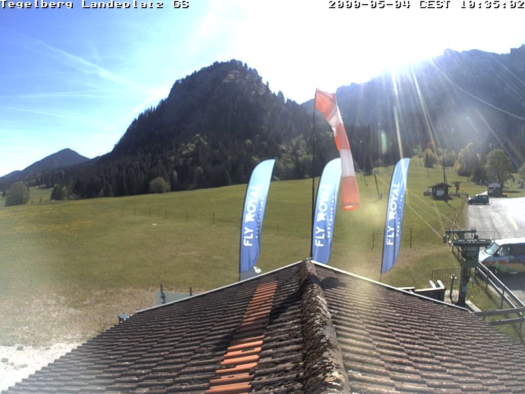 Archiv Foto Webcam Schwangau: Landeplatz am Tegelberg