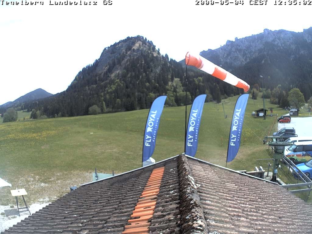 Archiv Foto Webcam Schwangau: Landeplatz am Tegelberg