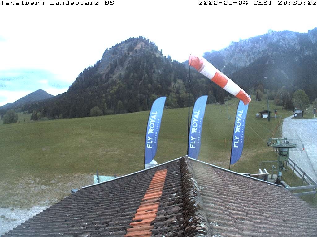 Archiv Foto Webcam Schwangau: Landeplatz am Tegelberg