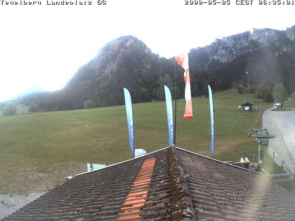 Archiv Foto Webcam Schwangau: Landeplatz am Tegelberg