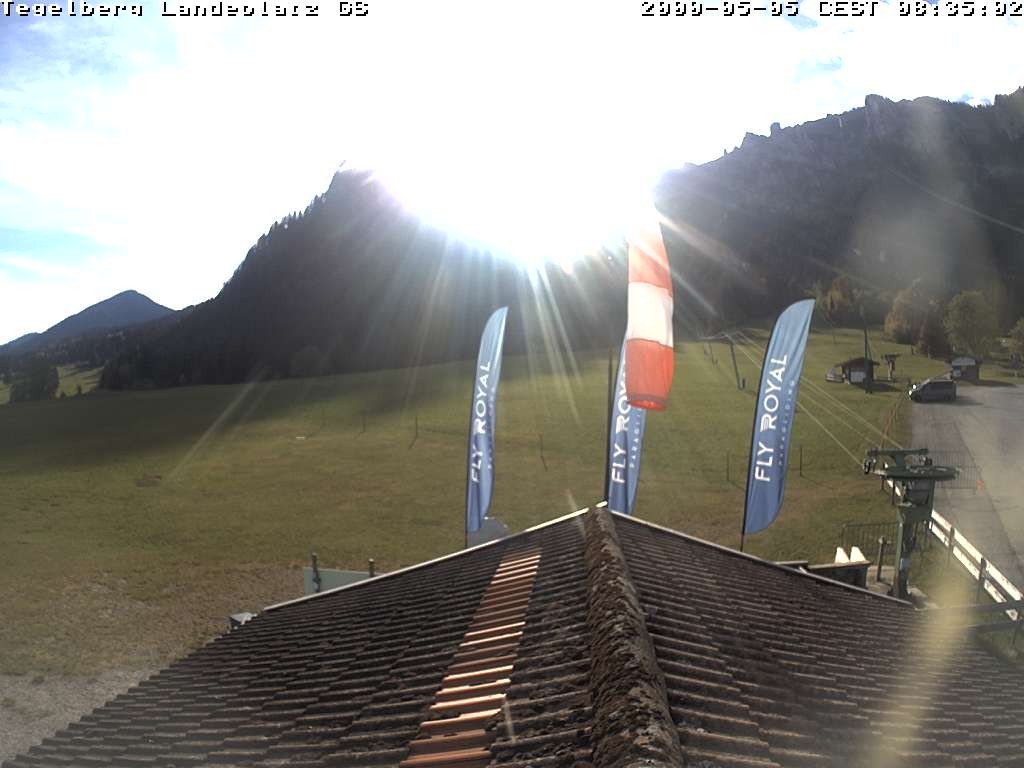 Archiv Foto Webcam Schwangau: Landeplatz am Tegelberg