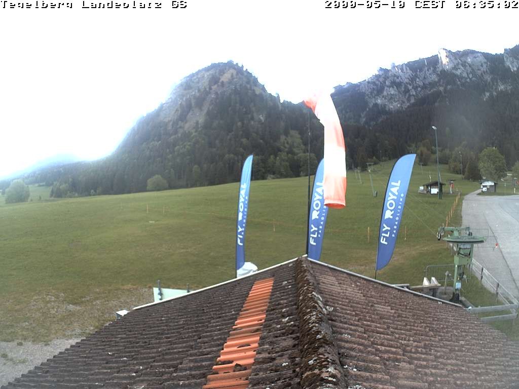 Archiv Foto Webcam Schwangau: Landeplatz am Tegelberg