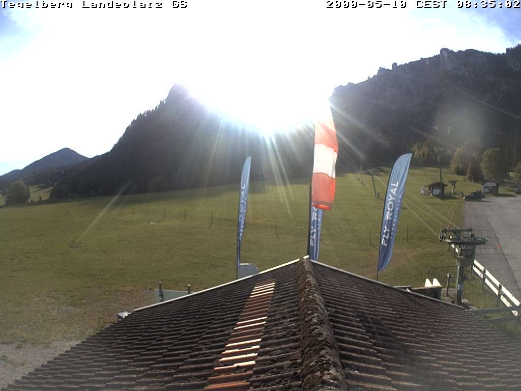 Archiv Foto Webcam Schwangau: Landeplatz am Tegelberg