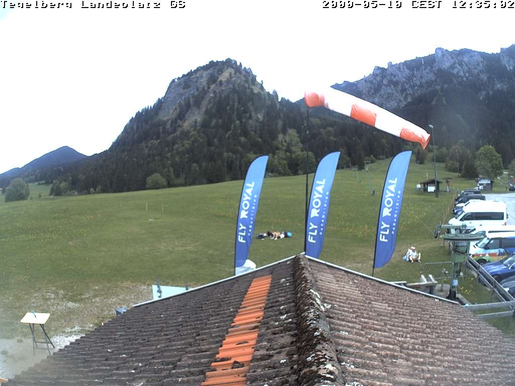 Archiv Foto Webcam Schwangau: Landeplatz am Tegelberg