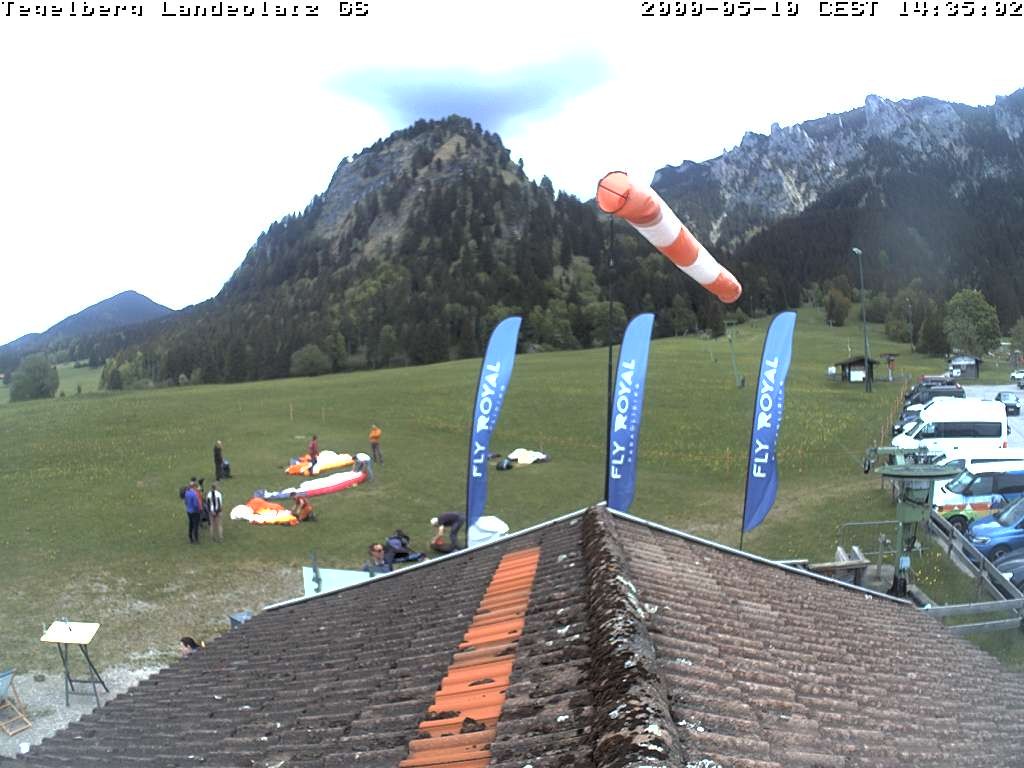 Archiv Foto Webcam Schwangau: Landeplatz am Tegelberg