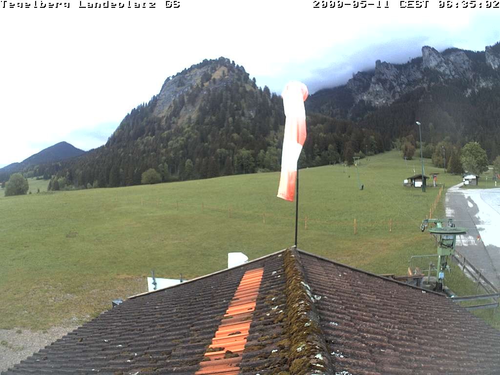 Archiv Foto Webcam Schwangau: Landeplatz am Tegelberg