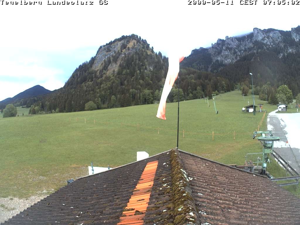 Archiv Foto Webcam Schwangau: Landeplatz am Tegelberg
