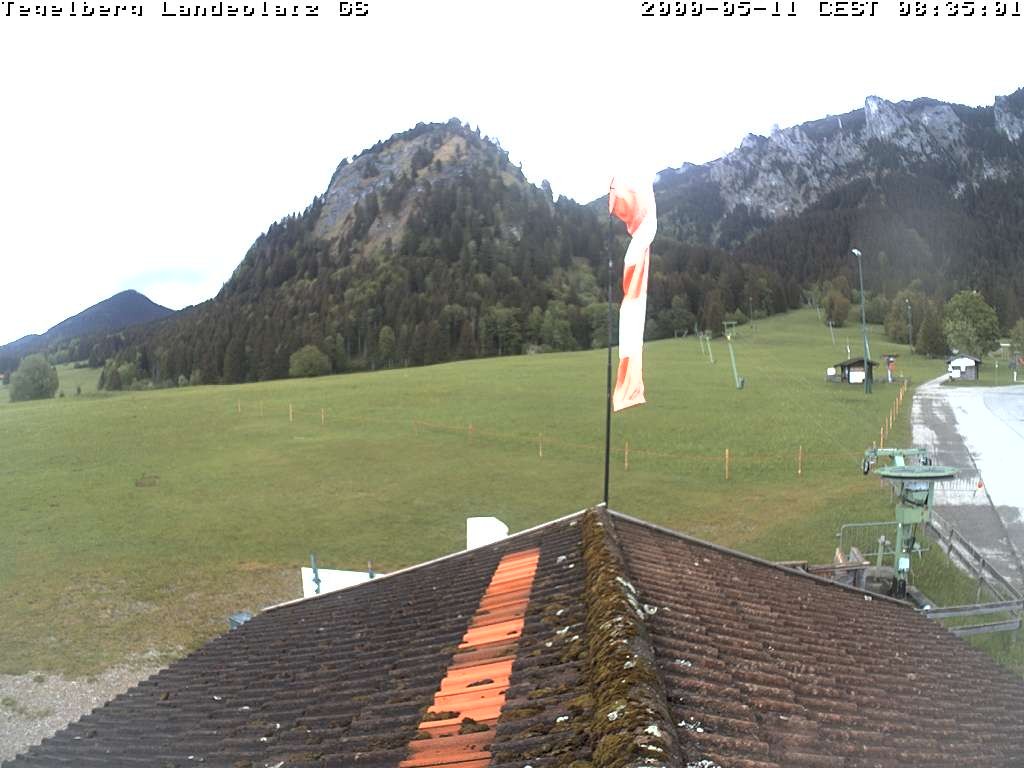 Archiv Foto Webcam Schwangau: Landeplatz am Tegelberg