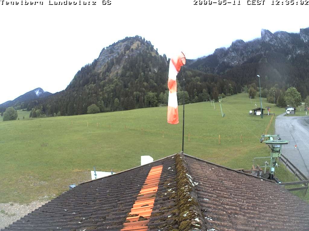 Archiv Foto Webcam Schwangau: Landeplatz am Tegelberg
