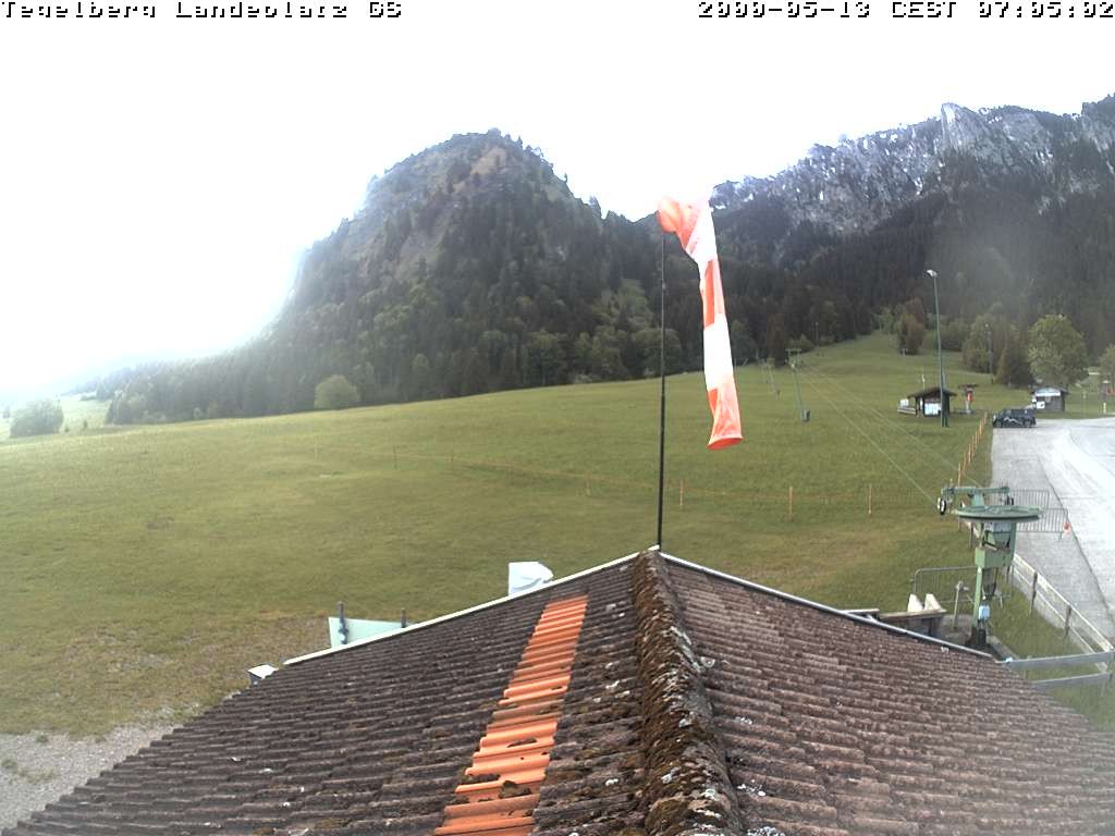 Archiv Foto Webcam Schwangau: Landeplatz am Tegelberg