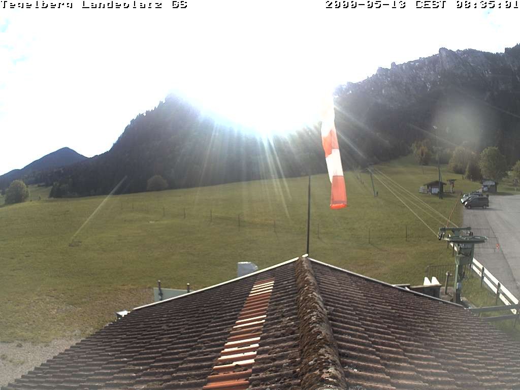 Archiv Foto Webcam Schwangau: Landeplatz am Tegelberg